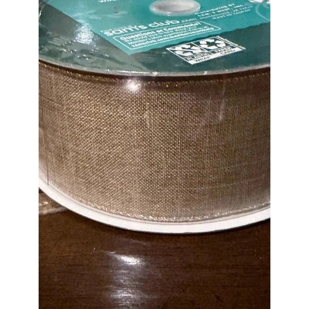 Sealed Member's Mark Premium Wired Edge Christmas Ribbon (50 Yards)